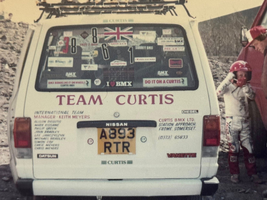 A Curtis bike in the Somerset workshop